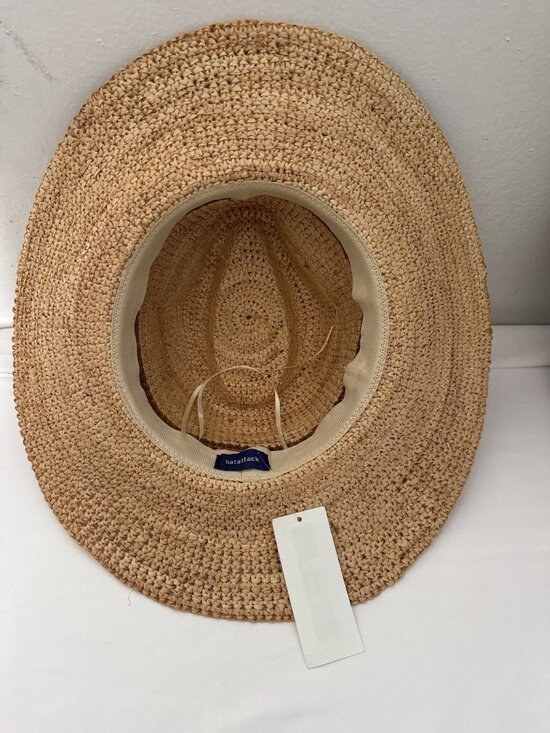 NWT HAT ATTACK Sadona Rancher Hat Natural/ Tobacco Womens Size One Size